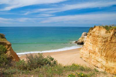 Cove Near Praia da Rocha, Algarve, Portugal